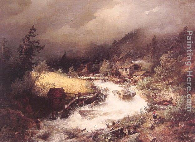 Herman Herzog The Old Water Mill